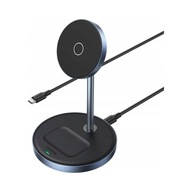 Stacja ładująca 2w1 Ugreen CD317 MagSafe / Qi - czarna