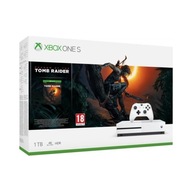 Jak nowa konsola Xbox One S 1 TB biała mało używana przez kobietę +2 gry