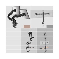 Stojak na dwa monitory HUANUO HNDS6 13-32 cale uchwyt VESA 75/100 mm