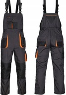 ART.MAS Spodnie robocze ogrodniczki Classic Orange r. 52