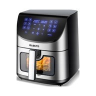 Frytkownica Electo beztłuszczowa 8 l 2000 W 14 programów srebrna duża misa