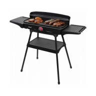 Grill elektryczny ogrodwy duży 5w1 stojący stołowy poręczny Maj Grillowanie
