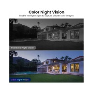 AOQEE kamera 2K 3MP 2szt IP65 WiFi wewnętrzna zewnętrzna alarm app