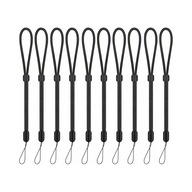 Smycz do telefonu nylon czarny 10 sztuk