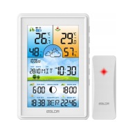 Bezprzewodowa stacja pogodowa z czujnikiem prognoza temperatura wilgotność