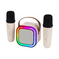 GŁOŚNIK KARAOKE BLUETOOTH RGB BLOW 2 MIKROFONY PRZENOŚNY USB SD MINI JACK