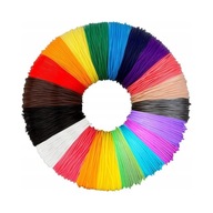 WKŁADY DO DŁUGOPISU 3D GALAXIA PEN Filament PLA - ZESTAW 20 KOLORÓW 100 m