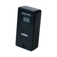 Czujnik zewnętrzny Meteo czarny, pomiar temperatury i wilgotności