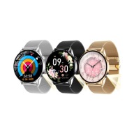 Smartwatch Lazird złoty AMOLED pulsometr HRV glukoza rozmowy Bluetooth