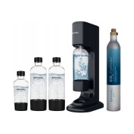 Spinel Soda BubbleON saturator do wody z 3 butelkami i nabojem CO2