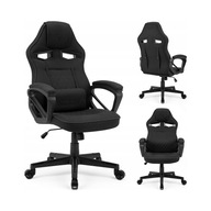 Fotel Gamingowy Sense7 Knight Tkanina Czarny Ergonomiczny Gamer