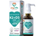 MyVita Witamina K2 100 mcg D3 4000 IU krople 30 ml