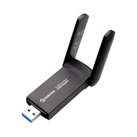 AC1300 ADAPTER KARTA SIECIOWA WiFi Wi-Fi NA USB ANTENAMI 1300Mbps 5GHz WPA3