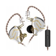 Słuchawki Przewodowe Dokanałowe Doszune KZ ZS10 Pro Hybrydowe - Złote