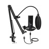 Zestaw mikrofonowy studyjny statyw popfiltr ramię wysięgnik USB FIFINE T669