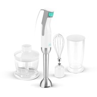BLENDER RĘCZNY MIKSER WIELOFUNKCYJNY ROZDRABNIACZ MALAKSER 3w1 MOCNY 1200W
