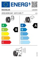 Michelin Agilis 3 205/65R16 107/105 T wzmocnienie (C)
