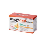 Suplementy diety dla dzieci Polski Lek Omegamed Baby DHA + D kapsułki twist-off 38,3 g 60 szt. bezsmakowy