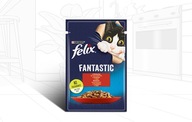 Mokra karma dla kota Felix wołowina 0,085 kg