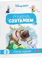 Disney Uczy Kraina Lodu Przygoda z czytaniem Ćwiczę czytanie Praca zbiorowa