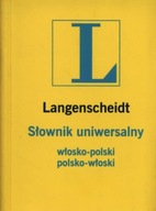 Słownik uniwersalny włosko-pol pol-wł Langen Praca zbiorowa