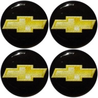Наклейки на колпаки эмблема chevrolet 55mm черный s фото, цена