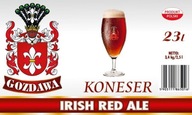 GOZDAWA KONESER IRISH RED ALE 3,4kg domáce pivo