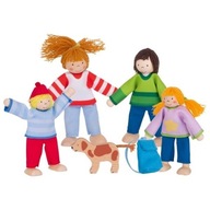 GOKI Family na dovolenke - drevené bábiky pre bábiky