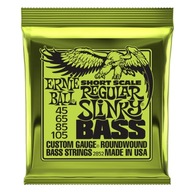 Struny basowe Ernie Ball 2852 Short Scale Slinky Bass 45-105