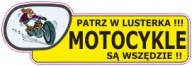 Наклейка patrz в зеркала мотоцикла są wszędzie g7 фото, цена