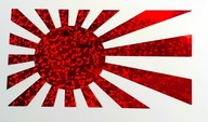 JAPAN SUN - naklejka chologram