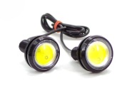 Фонарь drl led 3w дневное 2 шт. водостойкое фото, цена