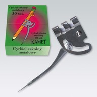 Metalowy cyrkiel na ołówek