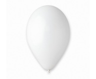 Balon biały klasyczny 50 szt.