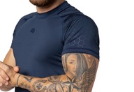 Koszulka treningowa krótki rękaw Rough Radical L odcienie niebieskiego