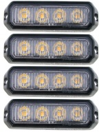 Фара 4 led ostrzegawcza x4 stroboskop pomoc lawet фото, цена