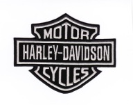 Var нашивка harley davidson 24x18,5 ha103 серый фото, цена