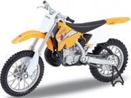 Model motocykla SUZUKI RM 250 1:18 Welly kov