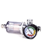 BenBow Regulator ciśnienia powietrza z manometrem i separatorem wody olejowej – filtr do pistoletów lakierniczych