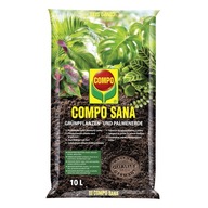 Podłoże Compo Sana do roślin zielonych i palm 10l