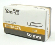 Spinacze biurowe 50mm 100szt. Yanda
