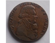 Veľká Británia Halfpenny Prince of Wales 1795