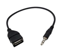 Kabel gniazdo USB na AUX wtyk jack 3,5 4-pol(3375