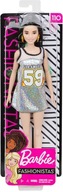 Mattel Lalka Barbie Fashionistas Modne Przyjaciółki Wysoka Czarne włosy