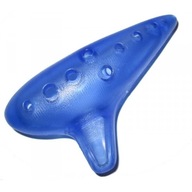 Rozsah Ocarina v C dur plastová modrá 15 cm
