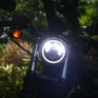 Фара led + кольца 5,75 ducati, rocket 3 iii фото, цена