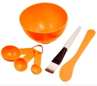 Zestaw do przygotowania maseczek Maxim pomarańczowy 4 elementy