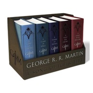 A Game of Thrones. A Clash of Kings. A Storm of Swords. A Feast for Crows. A Dance with Dragons George R.R. Martin