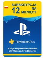 Sony PlayStation Plus Subskrypcja na 12 miesięcy