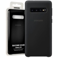 Plecki Samsung do Samsung Galaxy S10 Silicone Cover czarny